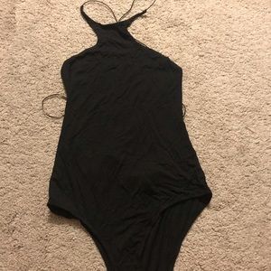 3 for $15 NWOT Black Strappy Bodysuit